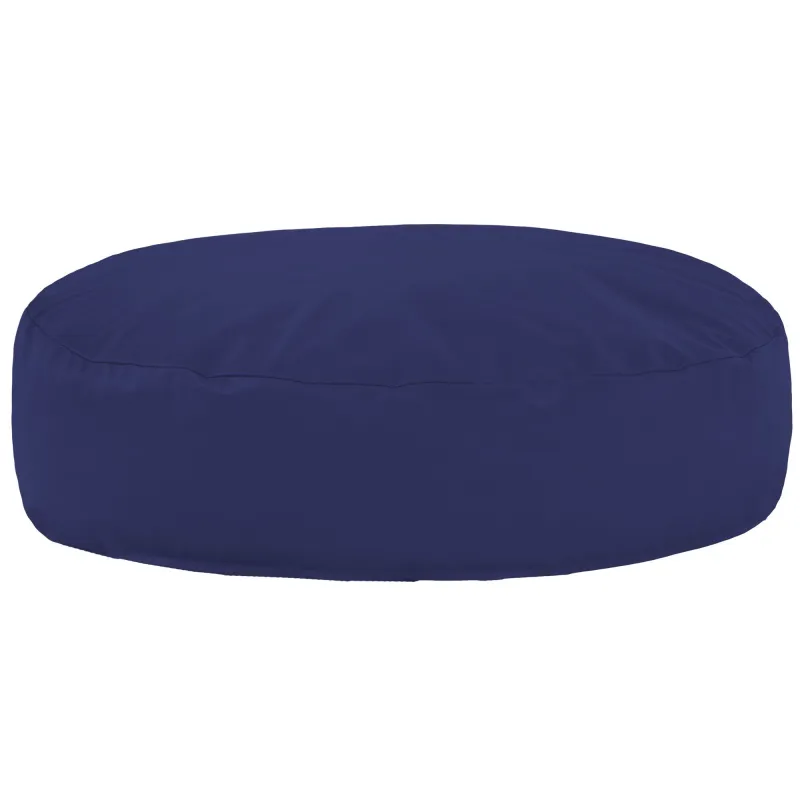 Okrągła Poducha Monaco 90 cm Ekoskóra Granat | Italpouf