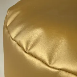 Pufa Walec Cilindro Ekoskóra Złoty | Italpouf