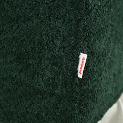Pufa Kostka Cubo Solid 40x40x40 Boucle Ciemnozielona | Italpouf