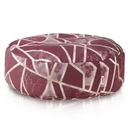 Pufa Podnóżek Okrągły - Premium Wzory