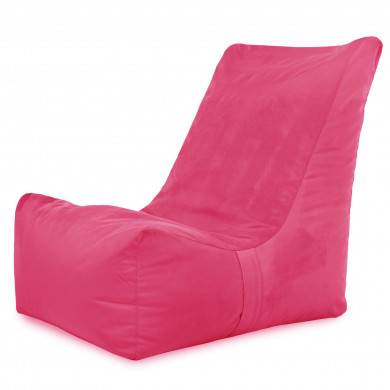 Różowy Nowoczesny Fotel Sako Plusz