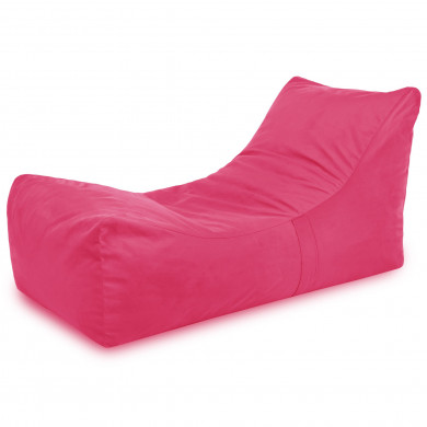 Różowy Fotel Do Leżenia Lounge Plusz