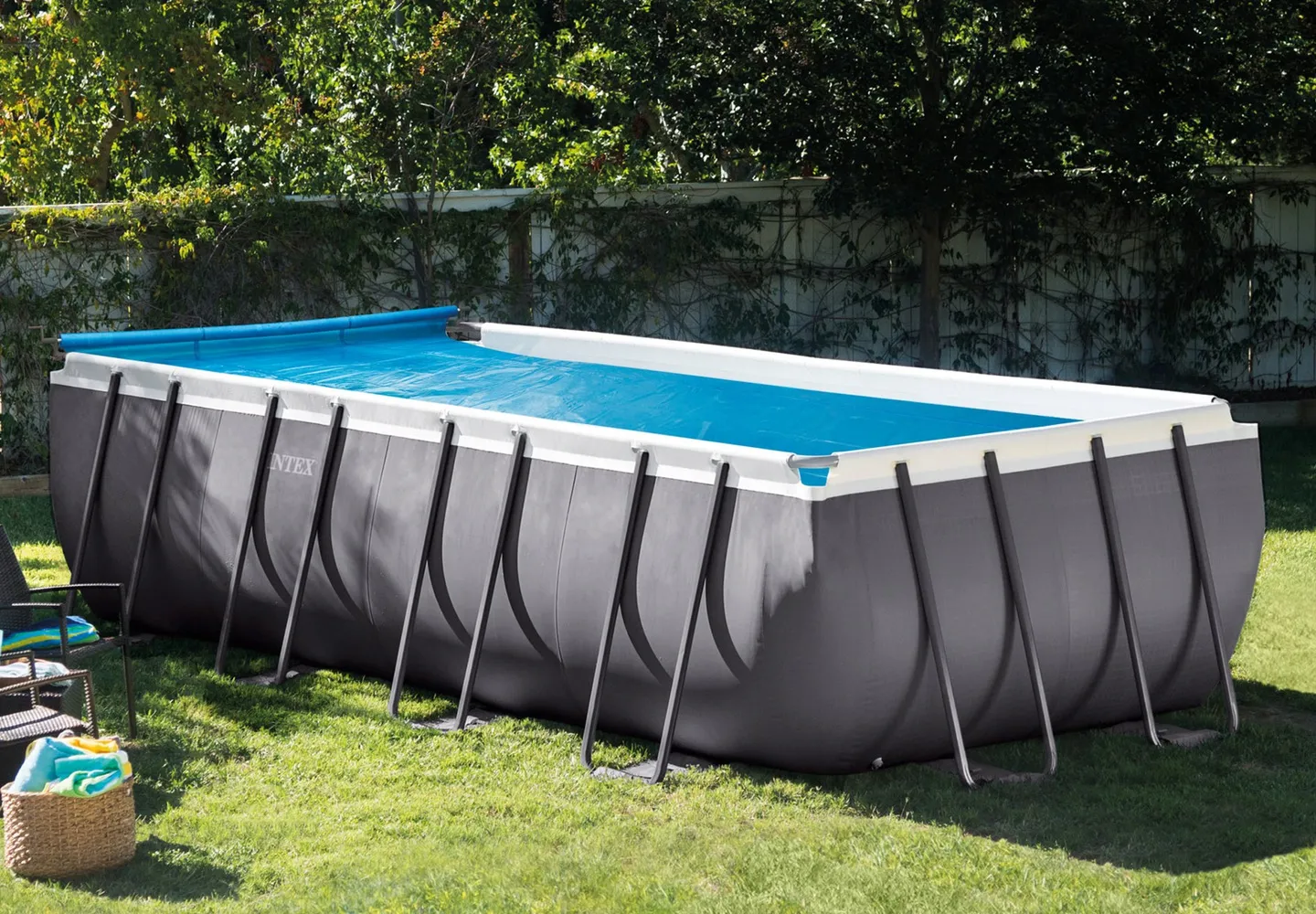 Zwijarka do folii solarnej do basenów stelażowych 274 - 488 cm INTEX 28051 - 4