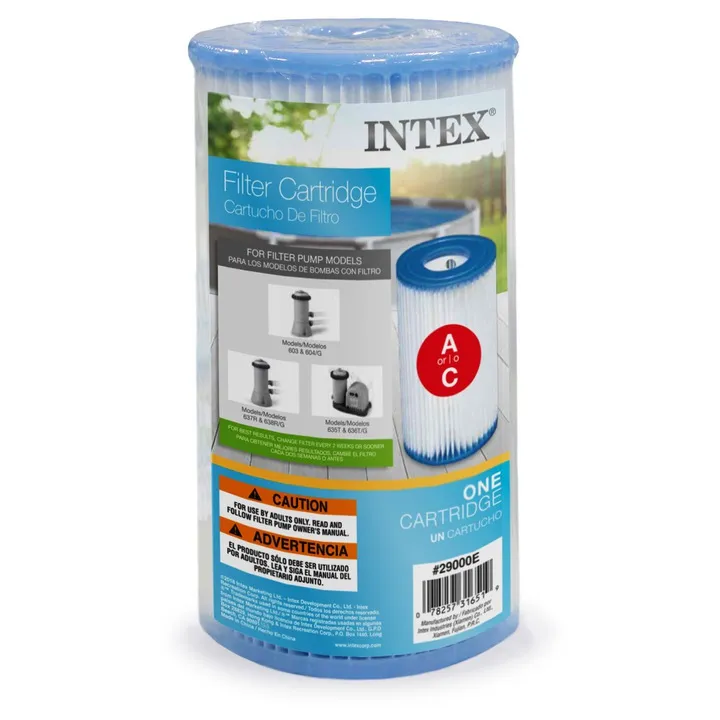6 x Filtr do pompy komplet Typ A INTEX 29000 - 5