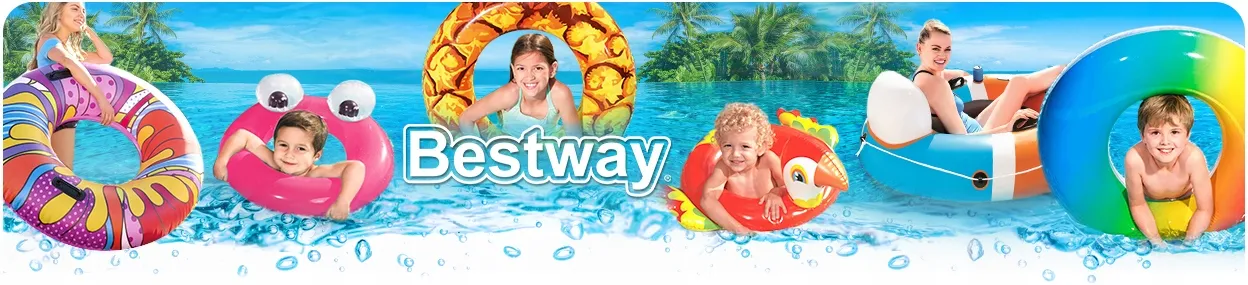 Bramka basenowa + piłka 137 x 66 cm Bestawy 52123