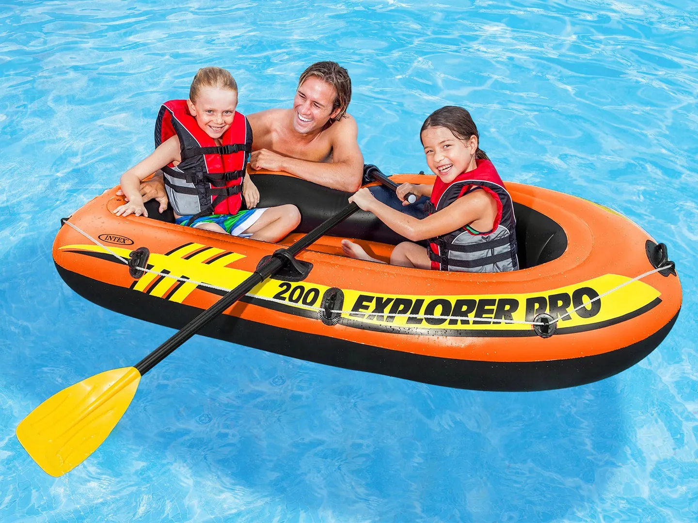 Ponton Explorer PRO 200 196 x 102 x 33 cm INTEX 58356 - 3