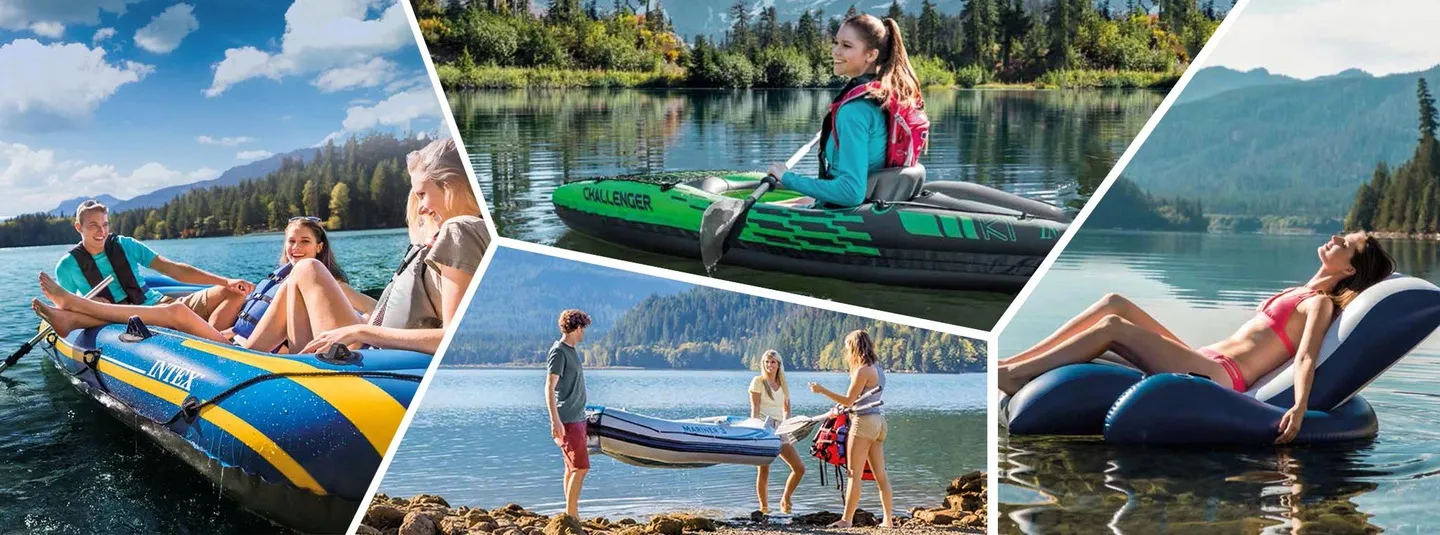 Ponton Explorer PRO 200 196 x 102 x 33 cm INTEX 58356 - 6