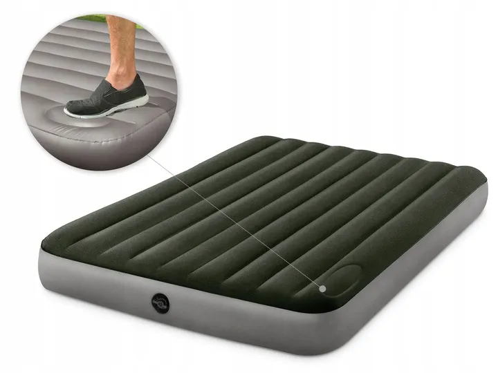 Materac dmuchany z wbudowaną pompką nożną INTEX 64763 - 9