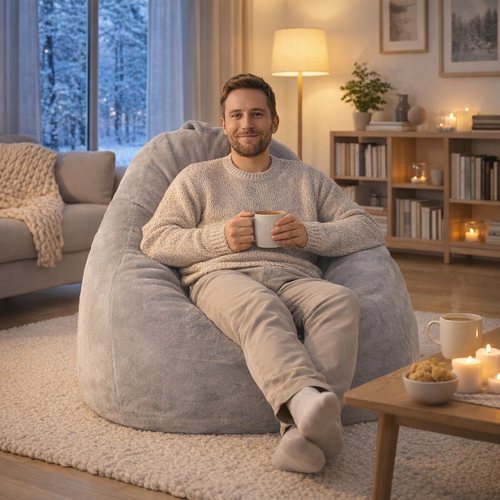 Pufa Yeti – sztuczne futro na zimowe wieczory